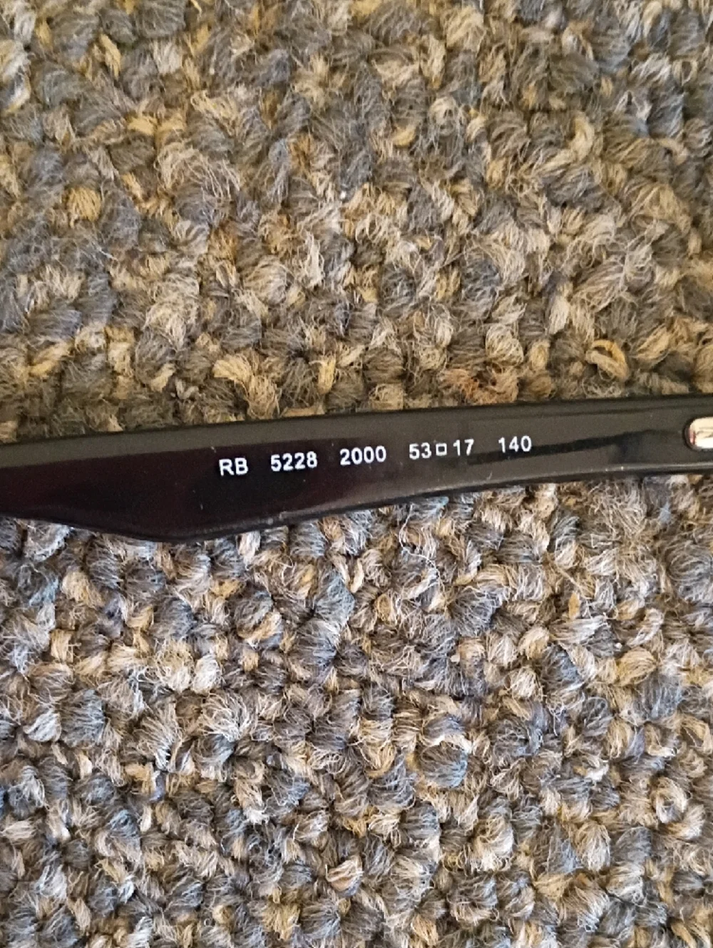 Ray Ban Classic Black Rectangular Prescription Glass Frames